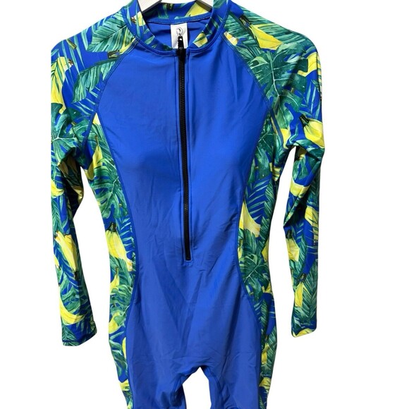 Halcurt Women’s Boy Leg One Piece Rash Guard Swimsuit Size M UPF 50 - Picture 8 of 12